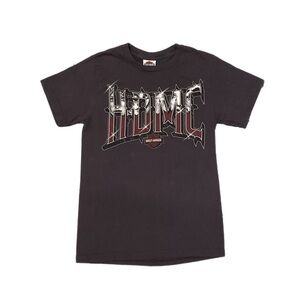 Harley Davidson “Home” Guam,Mariana islands Graphic Black T-Shirt